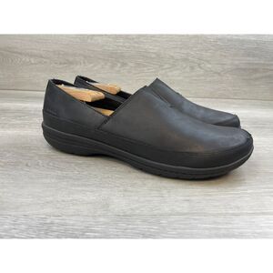 Merrell Encore Kassie Women's Clog Loafer Slip-On Leather 10 Black Comfort Shoes